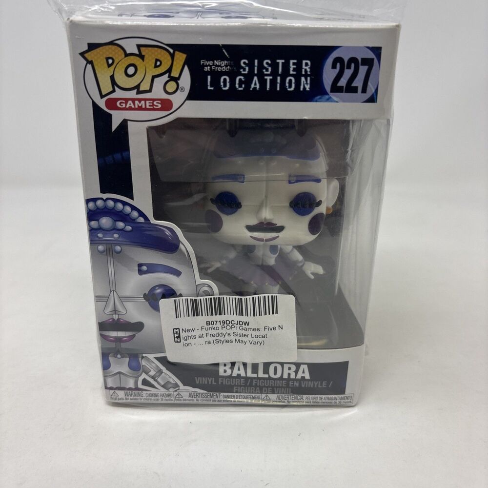 Funko Pop! Ballora #227 Five Nights at Freddy's Sister NIB
